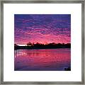 Waterville Sunrise 1.30.2021   8893 Framed Print