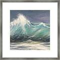 Wave Watching Framed Print