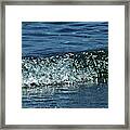 Waves On A Beach In Limassol Cyprus Aug 2012 Framed Print
