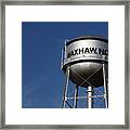 Waxhaw Water Tower In North Carolina Framed Print