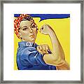 We Can Do It, Rosie The Riveter, 1943 Framed Print