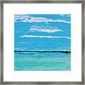 West Harbor Key Channel Framed Print