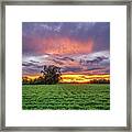 West Mobile Sunset, 8/23/20 Framed Print