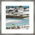 Western Lake Paddle Framed Print