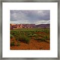 Western Landscape, Monument Valley Framed Print