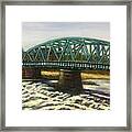 Westfield Green Bridge And Rapids Framed Print