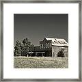 Wet Your Whistle At Wabek - Abandoned Saloon In Ghost Town Of Wabek Nd Framed Print