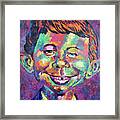 What, Me Worry? Framed Print