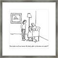 What Will We Name The Baby? Framed Print
