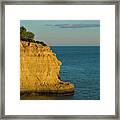Where Land Ends In Carvoeiro Framed Print
