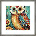 Whimsical Owl Framed Print