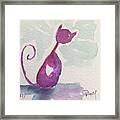 Whimsy Kitty 11 Framed Print