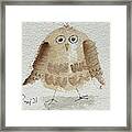 Whimsy Owl 2 Framed Print