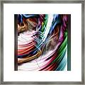 Whispers In A Dreams Of Beauty Abstract Portrait Art Framed Print