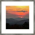 White Mountains New Hampshire Sunset 8x10 Framed Print