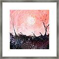 White Sun Framed Print