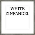 White Zinfandel Wine Costume Framed Print