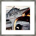 Wichita Kansas Union Station Architecture At Sunset Framed Print