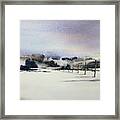 Wicklow Snowfalls Framed Print