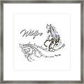Wildfire Dream Horse Art 1 Framed Print