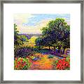 Wildflower Meadows Of Color And Joy Framed Print
