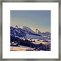 Wildhaus Churfirsten Framed Print