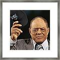 Willie Mays And Hank Aaron Framed Print