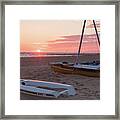 Willoughby Beach Sunrise Framed Print
