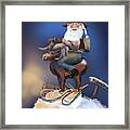 Willie On The Mountain Framed Print