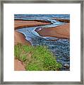 Winding Out To Sea Framed Print