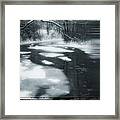 Winding Winter River Framed Print
