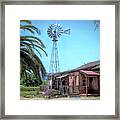 Windmill At The Old Homestead Framed Print