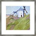 Windmills Of Consuegra, Spain Framed Print