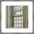 Window In The Hodge Home Framed Print