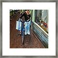 Window Shopper In Amsterdam Framed Print