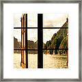 Window To The World Framed Print