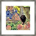 Window Visitor Framed Print