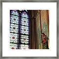 Windows Of Notre Dame Framed Print