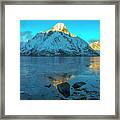 Winter Afternoon In Lofoten, Nordland 3 Framed Print