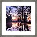 Winter Dawn At Minster Lovell Hall Oxfordshire Framed Print