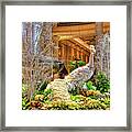 Winter Exotic Bird Palazzo, Las Vegas Framed Print