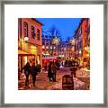Winter Holidays In Bamberg Framed Print