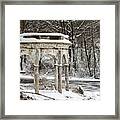 Winter In Tibbetts Brook Park Framed Print
