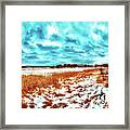 Winter Lays Too Long Framed Print