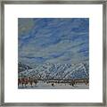 Winter On Omalos Framed Print