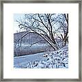Winter On The Potomac Framed Print