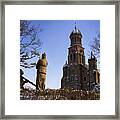 Wintery Worship Cathedral Framed Print