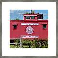 Withlacoochee State Trail Caboose Framed Print