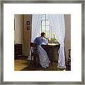 Woman In Front Of The Window, 1899 Framed Print
