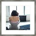 Woman's Portrait Framed Print